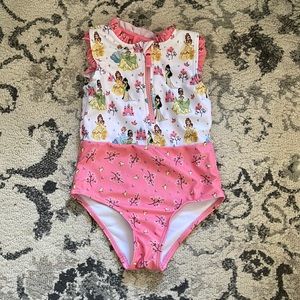 One Piece Toddler Tank Disney Princess Swimsuit